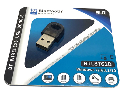 USB Bluetooth Dongle (5.0) with CD Driver